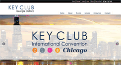Desktop Screenshot of gakeyclub.org